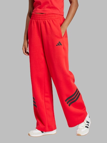 ADIDAS SPORTSWEAR Loosefit Παντελόνι φόρμας 'Future Icons' σε κόκκινο: μπροστά