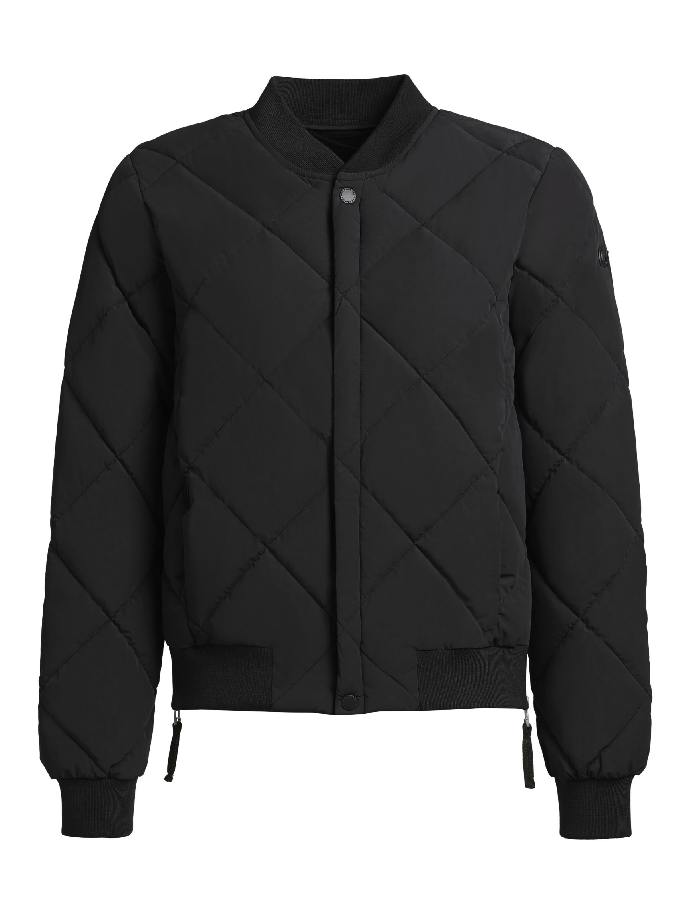 khujo Between-Season Jacket 'Ange' in Black: front