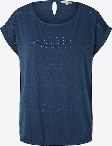 T-shirt TOM TAILOR en bleu : devant