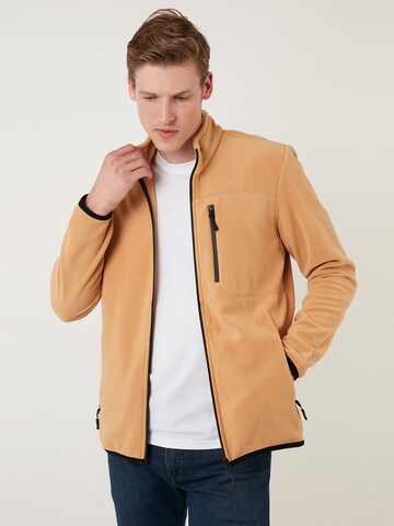 Buratti Fleece Jacket in Yellow
