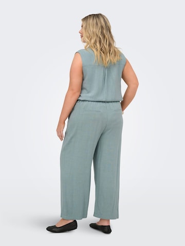 ONLY Carmakoma - Pierna ancha Pantalón de pinzas 'CARSiesta' en verde