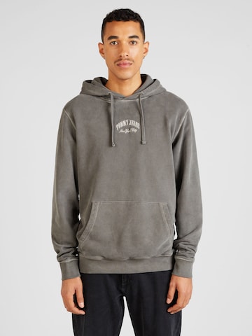 Sweat-shirt 'ARCH VARSITY' Tommy Jeans en gris : devant