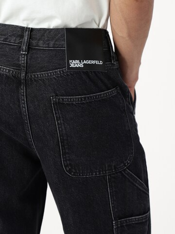 KARL LAGERFELD JEANS Ohlapna forma Kavbojke | črna barva