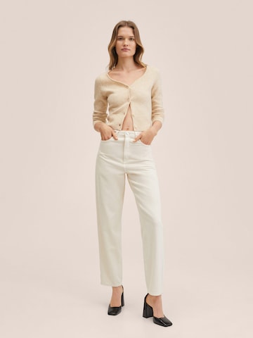 MANGO Regular Jeans 'Janet' in White