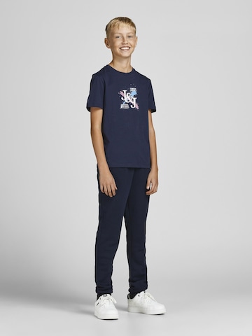 Jack & Jones Junior Tapered Broek in Blauw