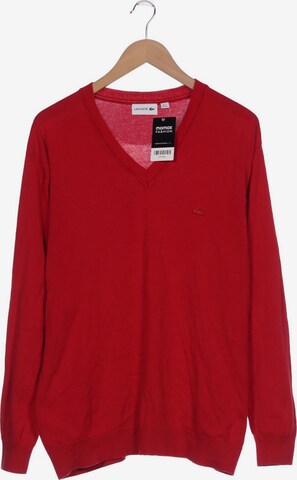 LACOSTE Sweater & Cardigan in XXL in Red: front