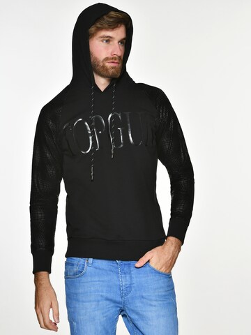 TOP GUN Hoodie ' 2010 ' in Schwarz: predná strana