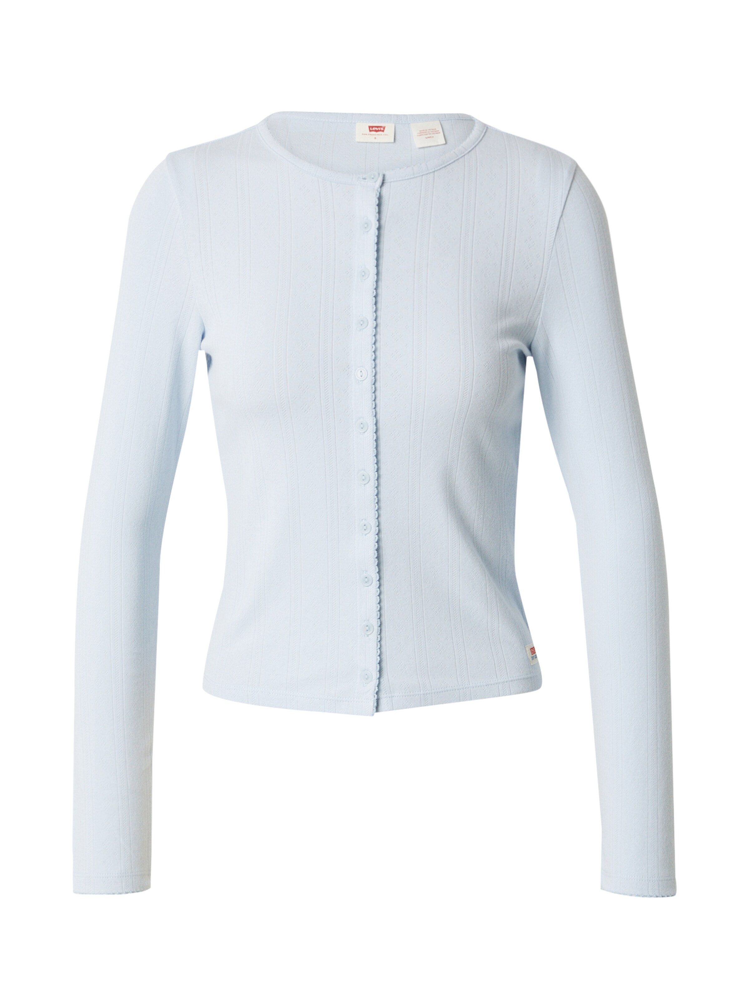 LEVI'S ® Плетена жилетка в синьо: отпред