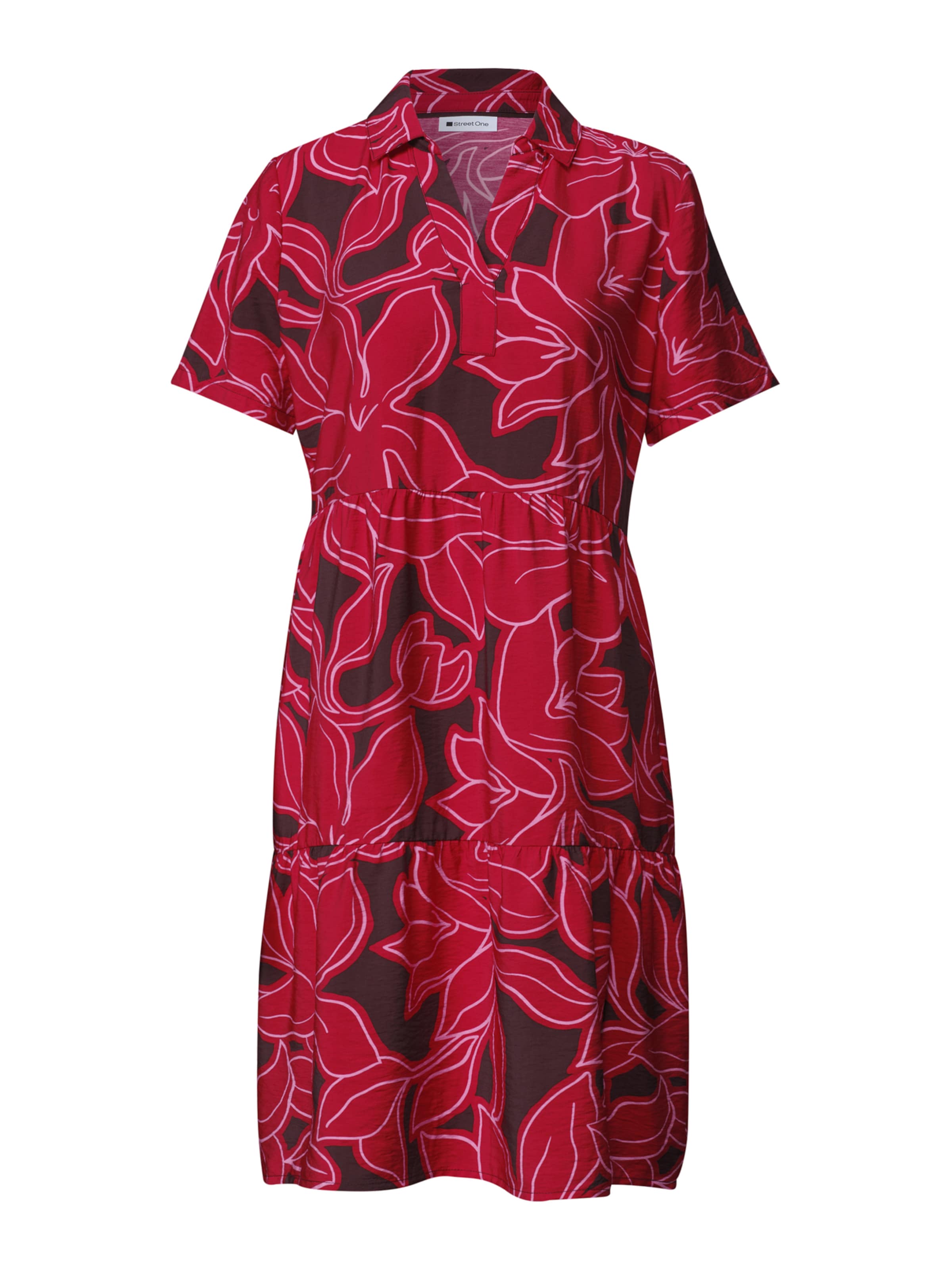 STREET ONE Kleid in Rot: Vorderseite