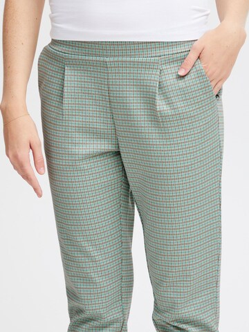ICHI - Slimfit Pantalón chino ' KATE ' en gris
