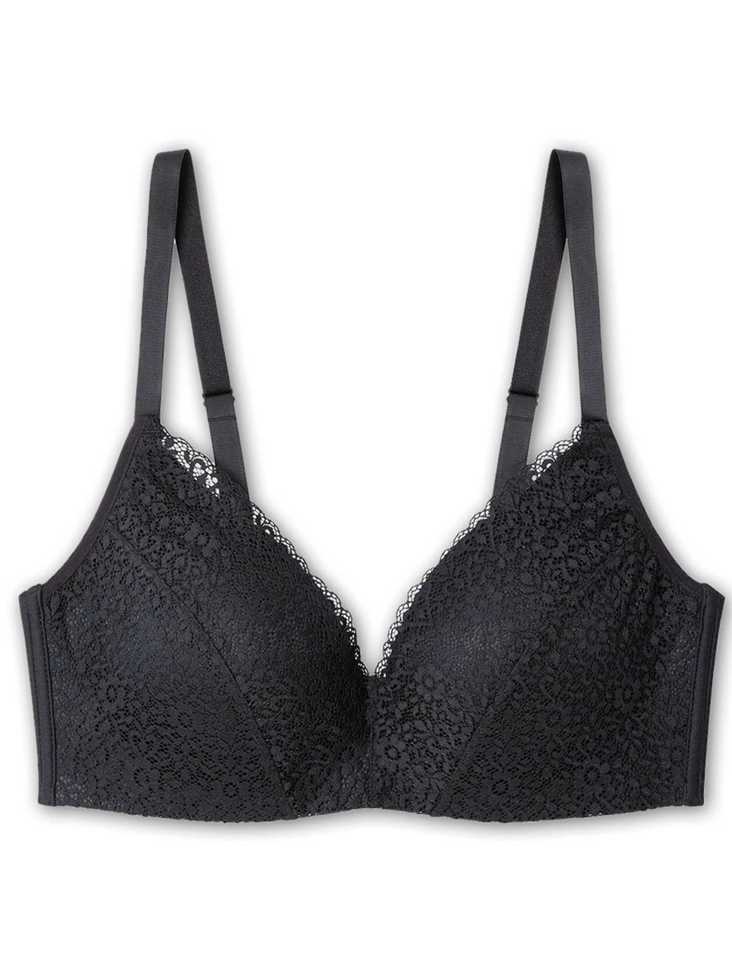 Balconnet Soutien-gorge Gisela en noir : devant