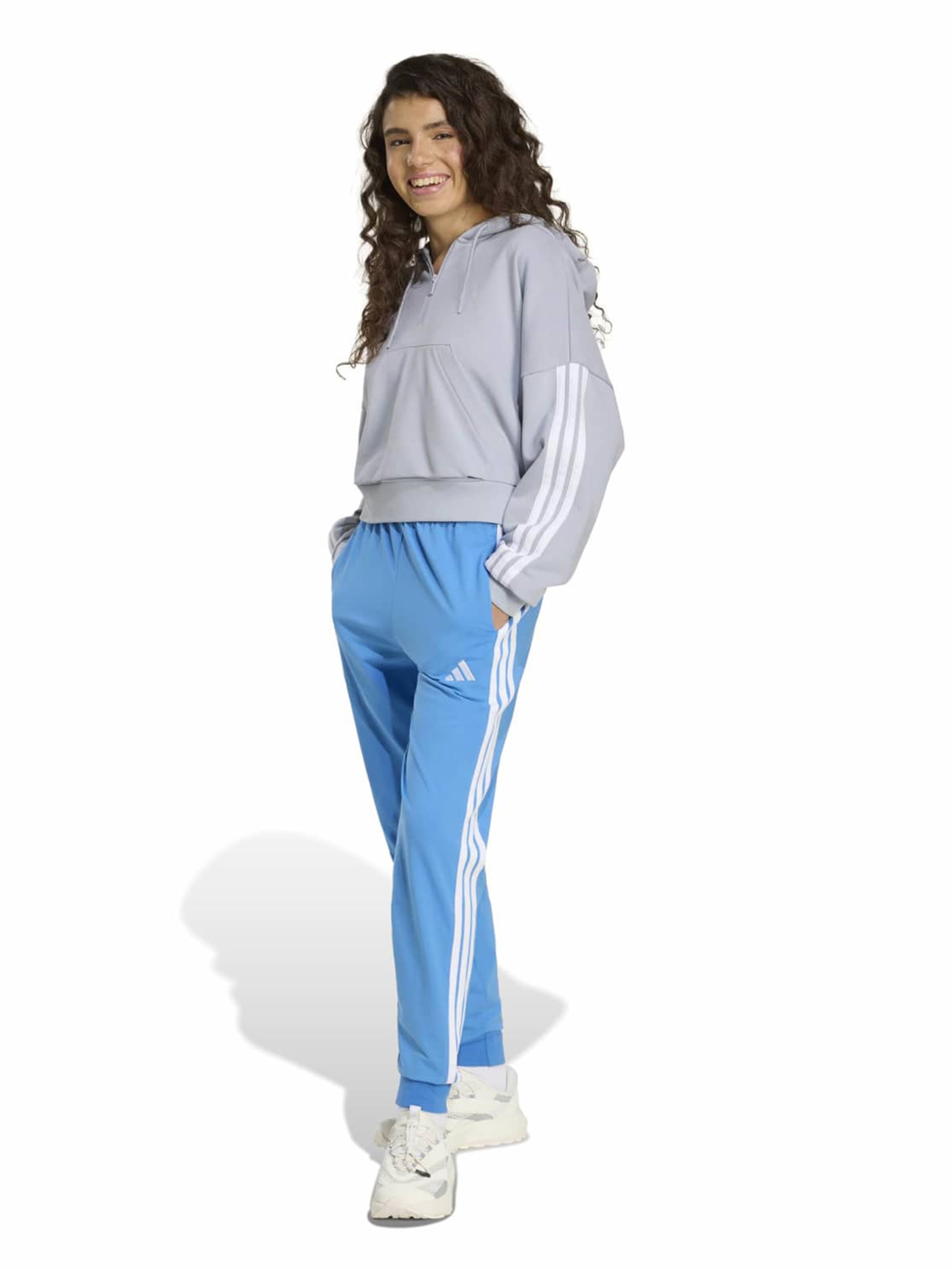 ADIDAS SPORTSWEAR Sports sweatshirt 'Essentials' in Grey: front