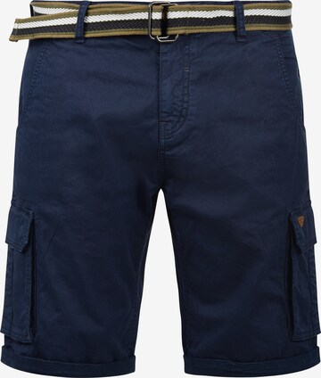 BLEND Regular Cargo Pants 'Brian' in Blue: front