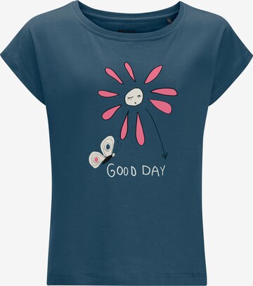 JACK WOLFSKIN Shirt 'Good Day' in Blue: front