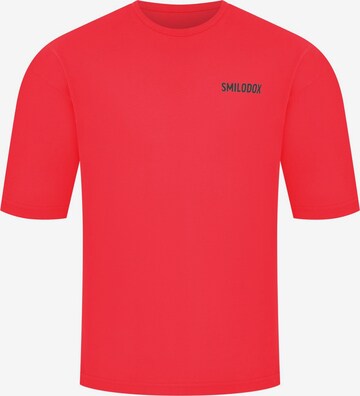 Smilodox T-Shirt ' Cyris ' in Rot: Vorderseite