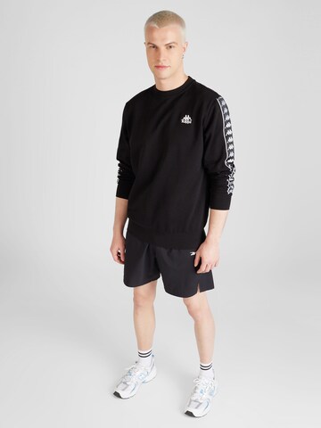 KAPPA Sweatshirt in Zwart