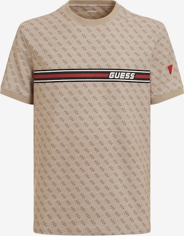 GUESS T-Shirt 'Jamey' in Beige: Vorderseite