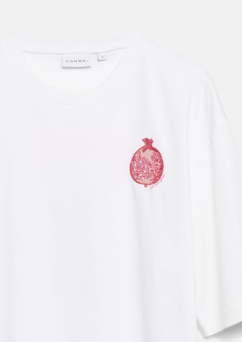 COMMA T-Shirt in Weiß