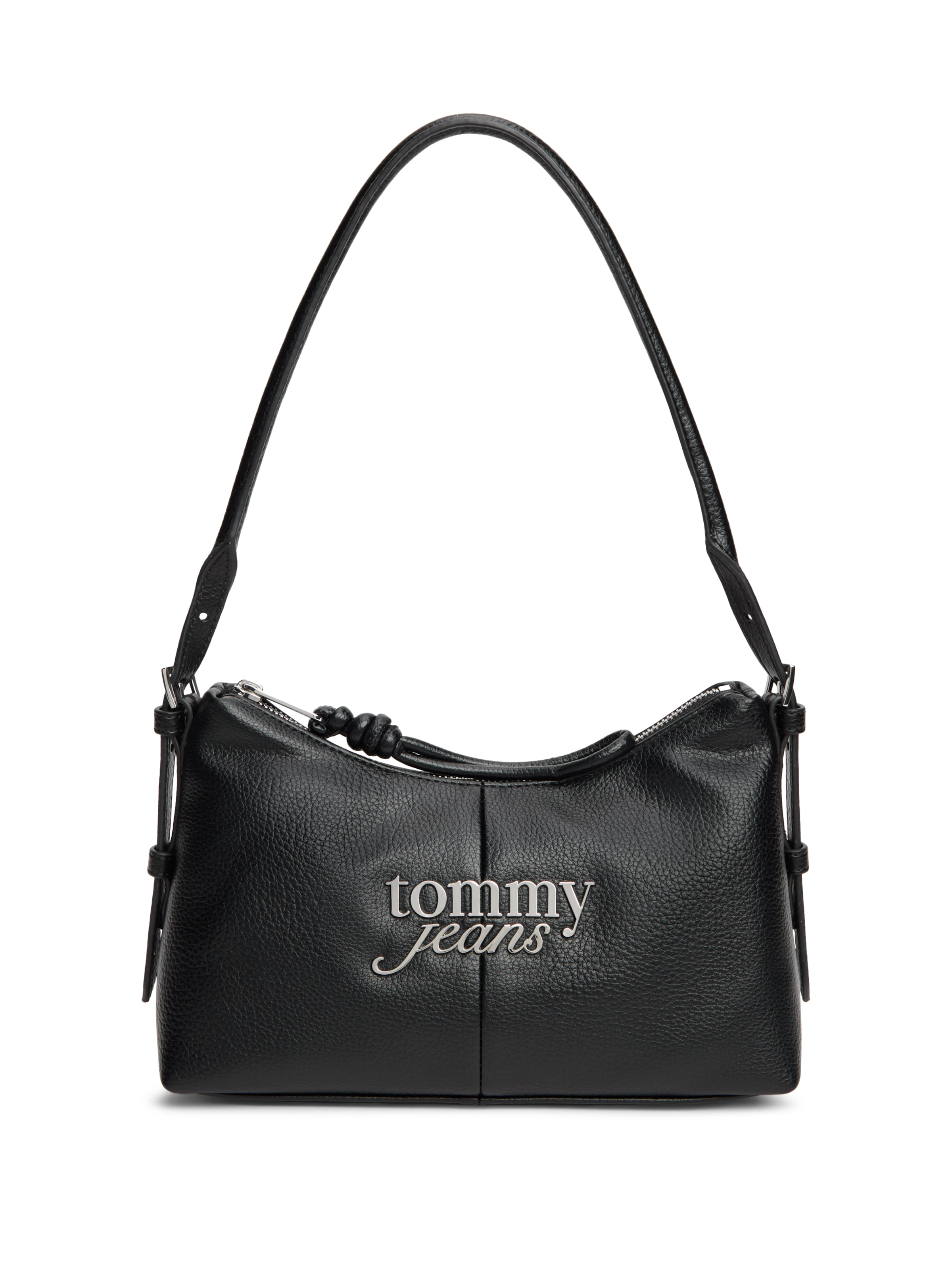 Tommy Jeans - Mala de ombro 'BOLD' em preto: frente