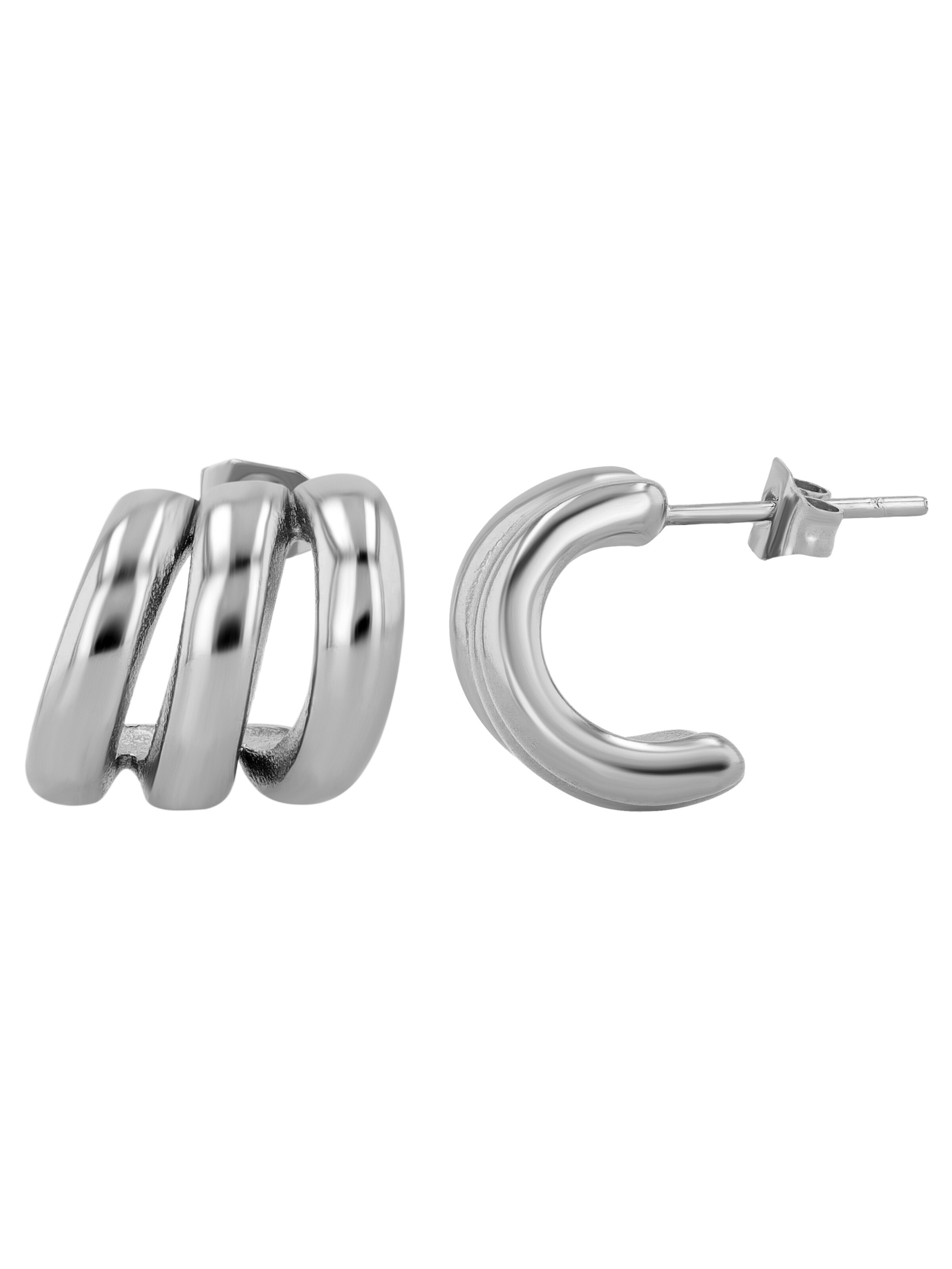 Akzent Earrings 'Veerle, langlebig' in Silver