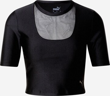 PUMA Performance Shirt 'Safari' in Black: front