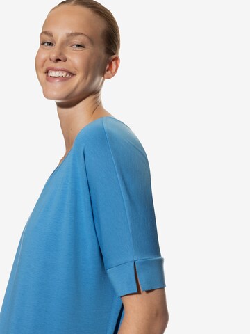 Mey Pajama Shirt 'Teelaa' in Blue