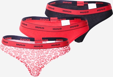 HUGO Red Tanga – červená: přední strana
