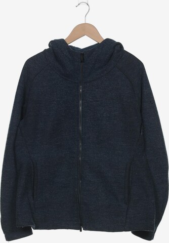 VAUDE Sweatshirt & Zip-Up Hoodie in XXL in Blue: front