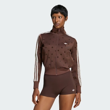 ADIDAS ORIGINALS Mikina – hnědá: přední strana