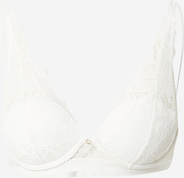 Women' Secret Triangle Bra in White: front