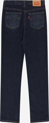 Levi's Kids Regular Jeans 'LVG RIBCAGE STRAIGHT ANKLE' in Blauw