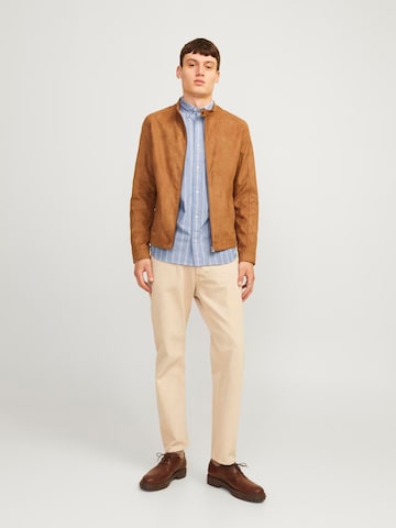 JACK & JONES Regular Fit Skjorte 'JPRBLUBrook' i blå