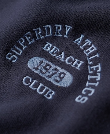 Superdry Sweatshirt 'Athletic Essentials' in Blauw