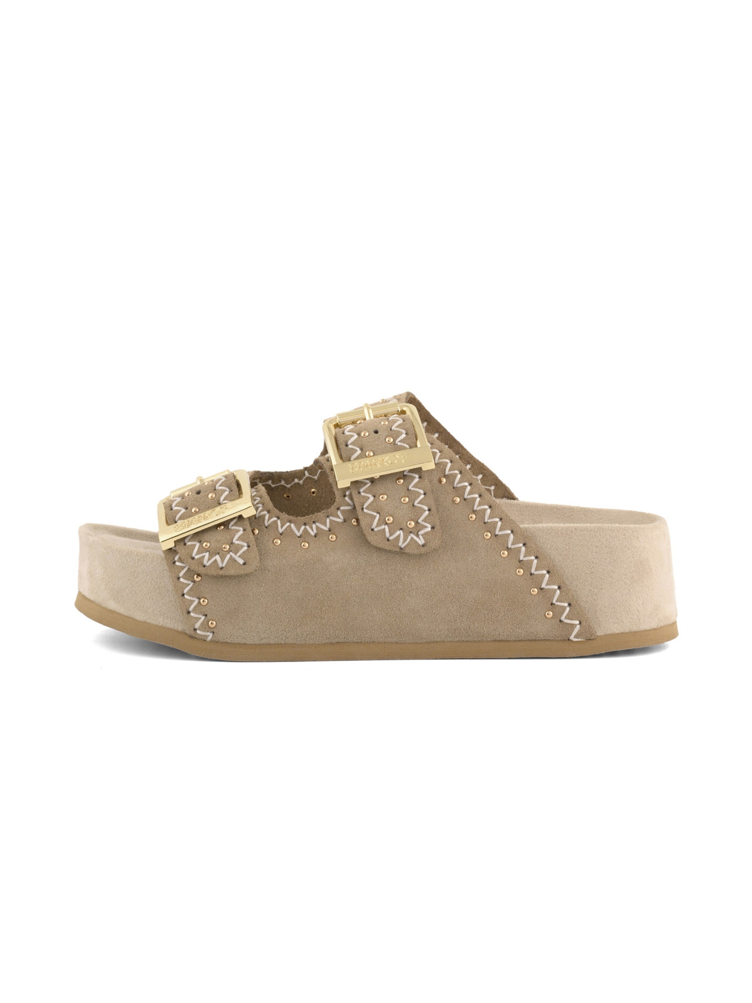 Zoccoletto di COLORS OF CALIFORNIA in beige: lato
