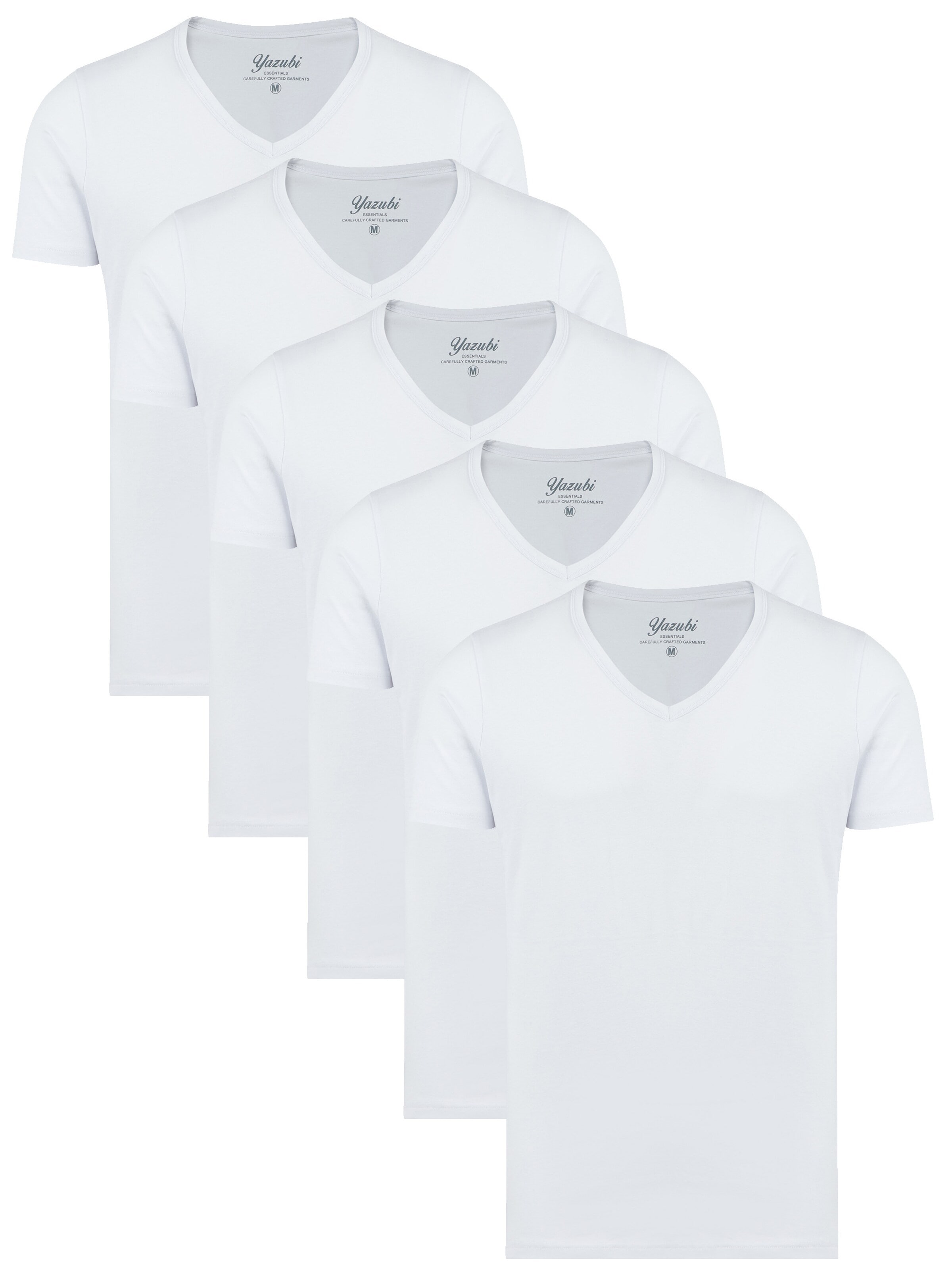 yazubi Shirt 'Mythic V' in White: front