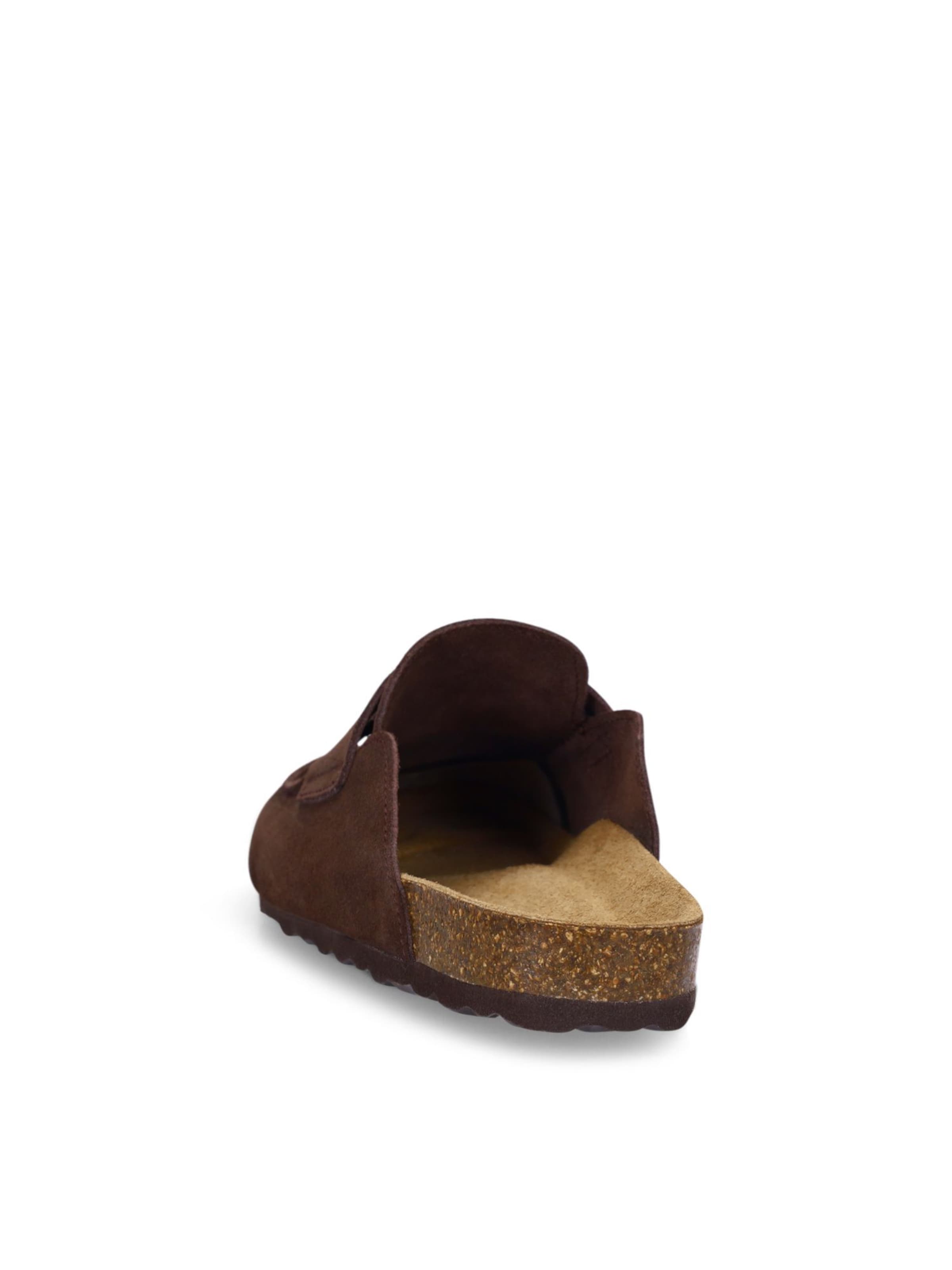 MANFIELD Pantolette in Braun