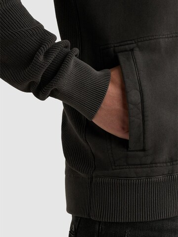 PME Legend Overgangsjakke 'Sweat jacket with zipper closure and high collar' i grå