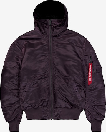 ALPHA INDUSTRIES Zimska jakna | vijolična barva: sprednja stran