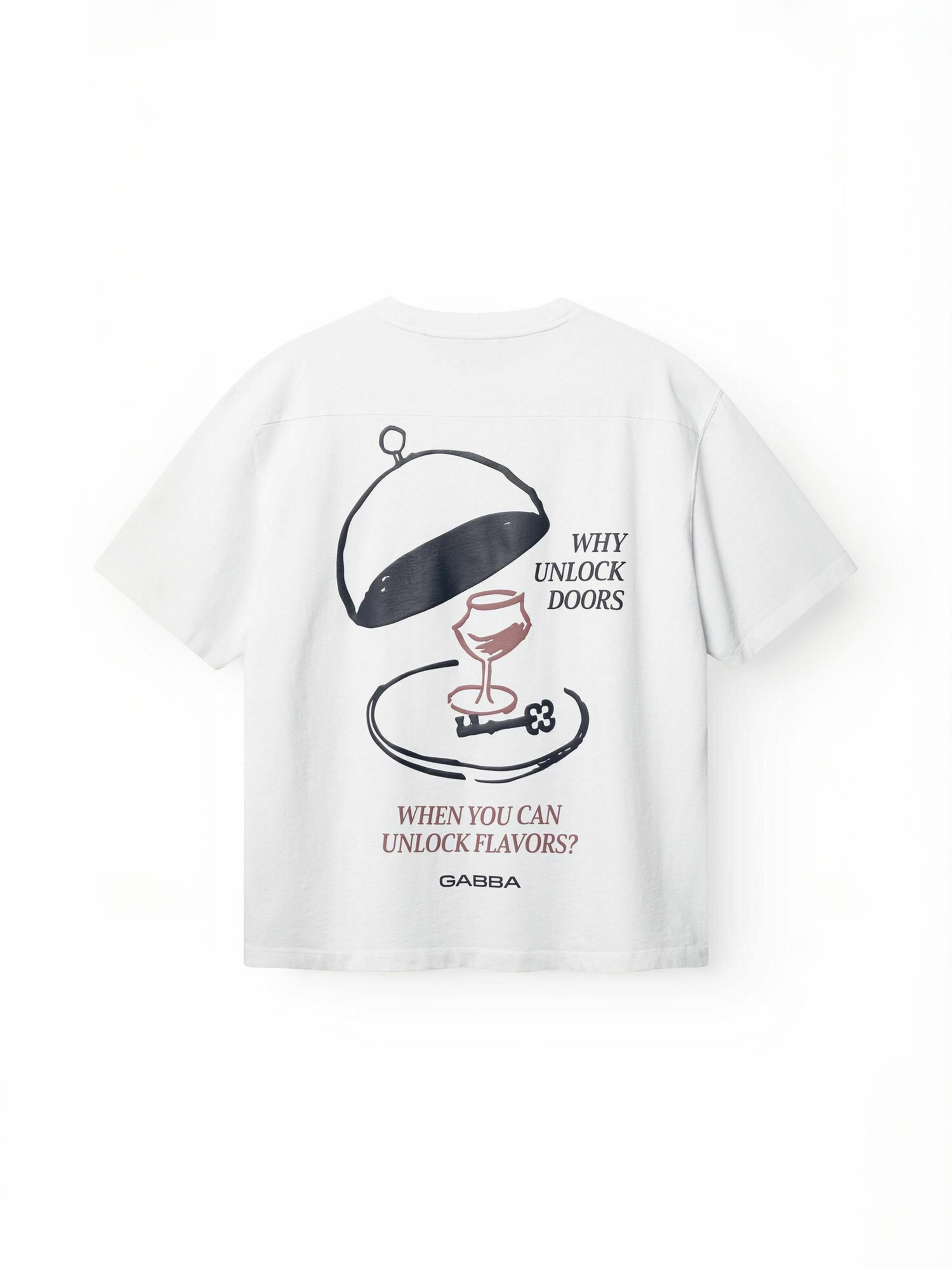 Coupe regular Chemise ' GABlegin ' GABBA en blanc : derrière