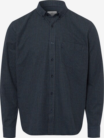 Cross Jeans Regular fit Button Up Shirt in Blue: front