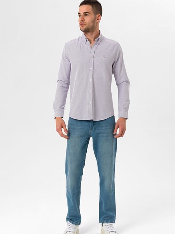 By Diess Collection Слим Рубашка 'Salustio' в Красный