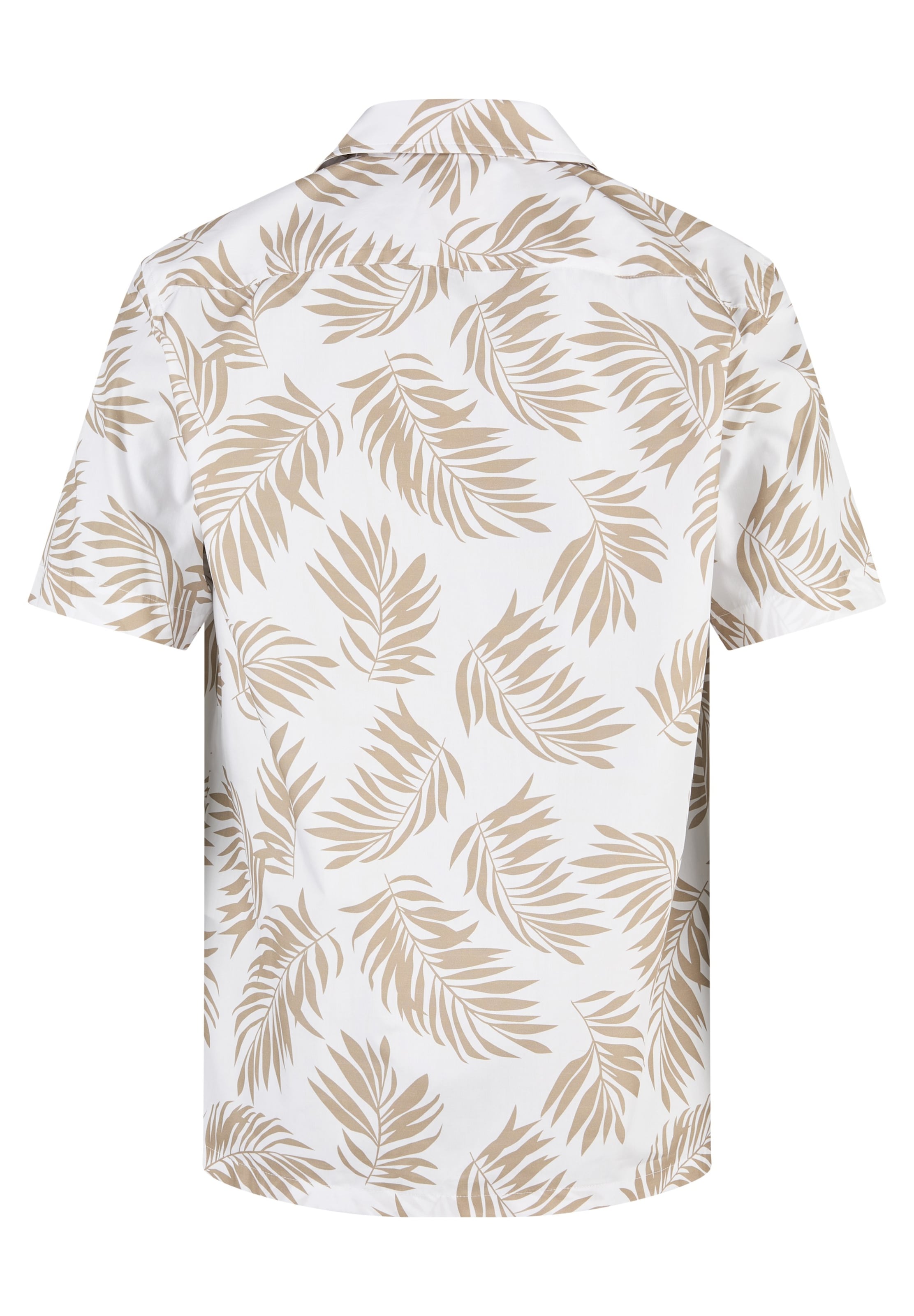 HECHTER PARIS Regular Fit Kurzarmhemd in Beige
