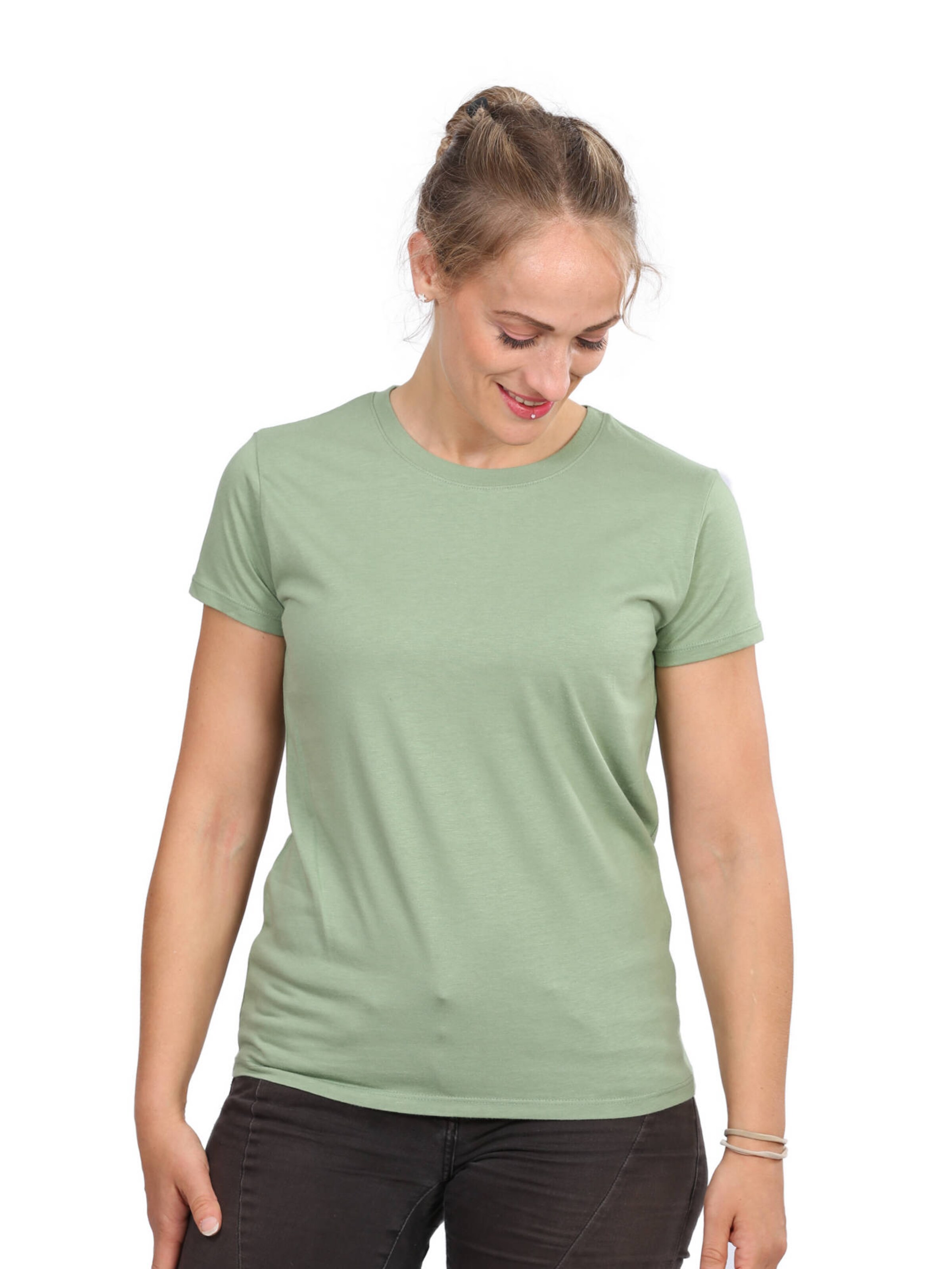 Life-Tree Shirt 'Fairwear Bambus' in Green