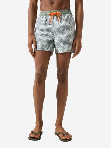 Bogner Fire + Ice Badeshorts 'Nelson' in Grün: Vorderseite