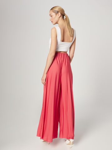 Guido Maria Kretschmer Women Wide Leg Hose 'Samantha' in Rot: zadná strana