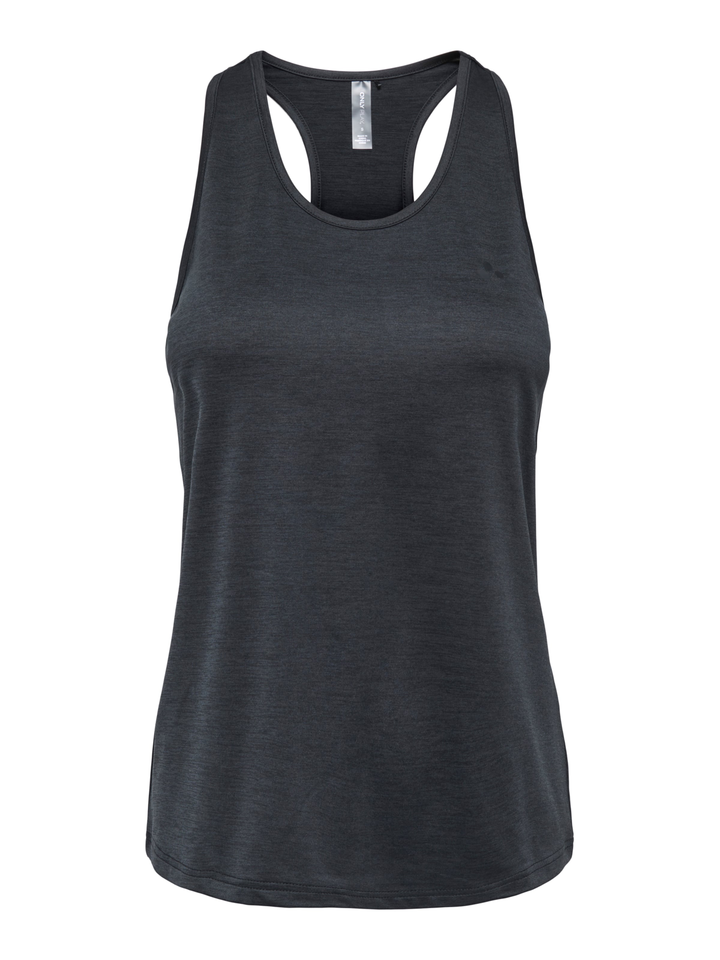 ONLY PLAY Sport top 'ONPCORE' - fekete: elől