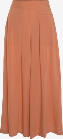 LASCANA Pleated Pants in Orange: front