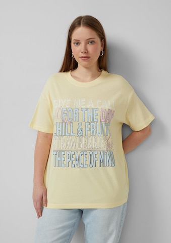 T-shirt QS en jaune