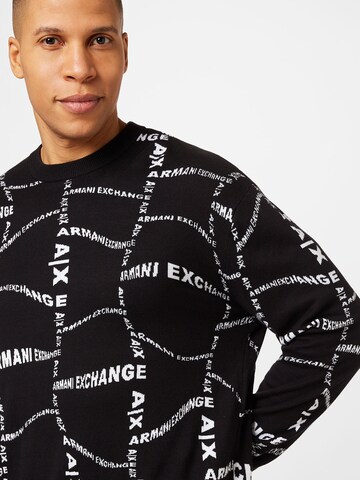 ARMANI EXCHANGE Pullover in Schwarz