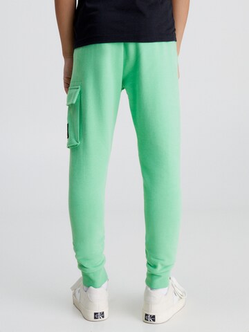 Calvin Klein Jeans Tapered Broek in Groen